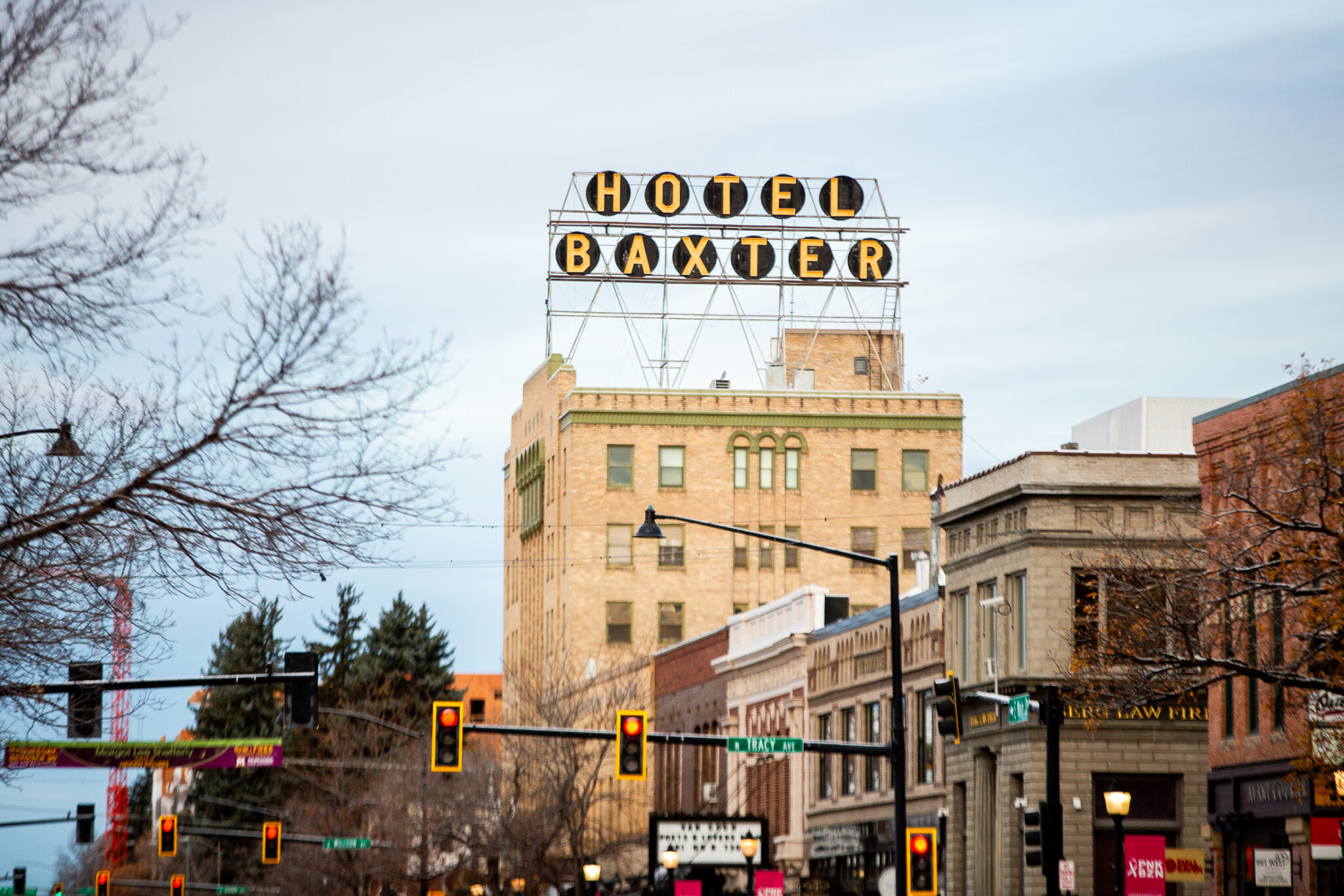 Baxter hotel in bozeman exterior view