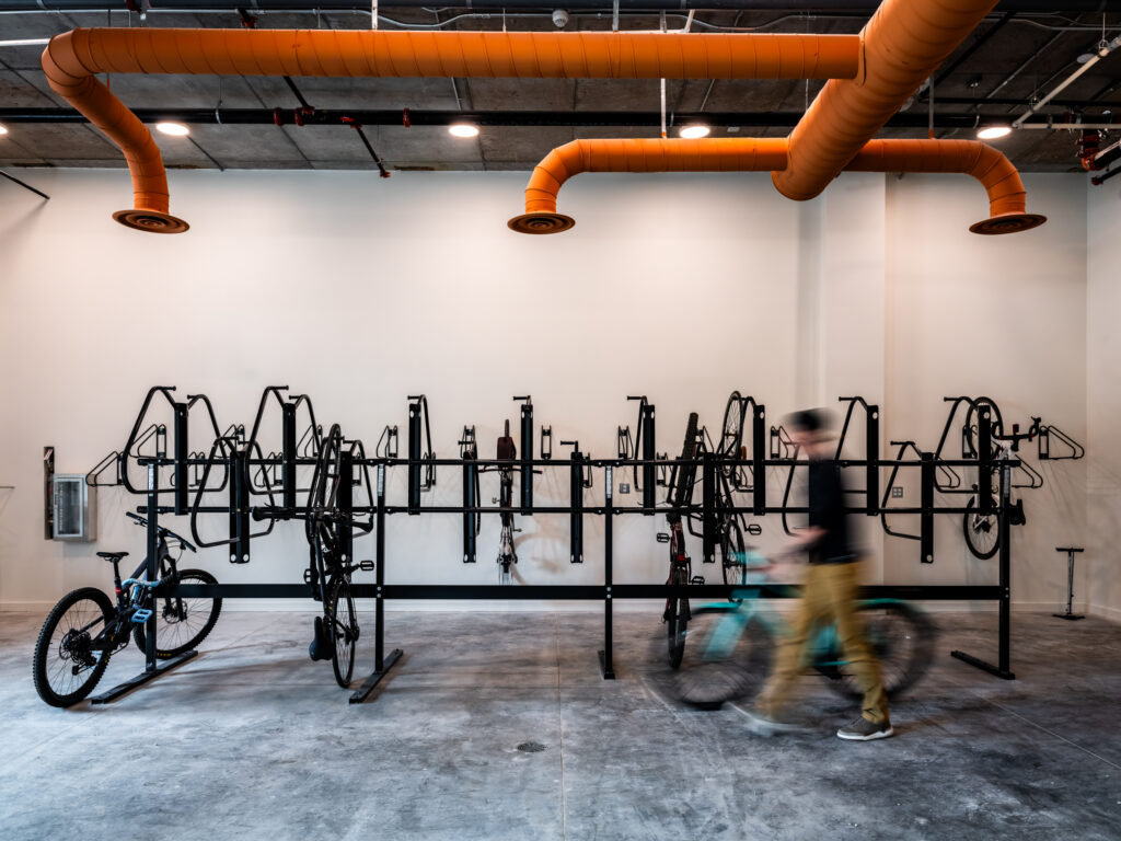 The Cooper bike storage